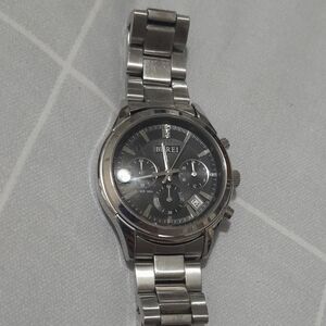 BUREI Silver Stainless Steel Watch